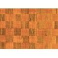thumbnail image 1 of Ahgly Company Indoor Rectangle Oriental Orange Modern Area Rugs, 5' x 7', 1 of 4