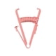 thumbnail image 1 of Soidarity Calibrador de pliegues cutáneos portátil Unidades duales 0-70 mm Probador de grasa corporal Herramienta de medición Suministros para bajar de peso Rosa, 1 of 6
