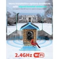 thumbnail image 2 of isYoung Smart Bird Feeder with Camera, 2.5K QHD Resolution, AI Identify 16000+ Birds, AI Auto-Capture & Motion Detection, IP65 Water-Resistant,, 2 of 9