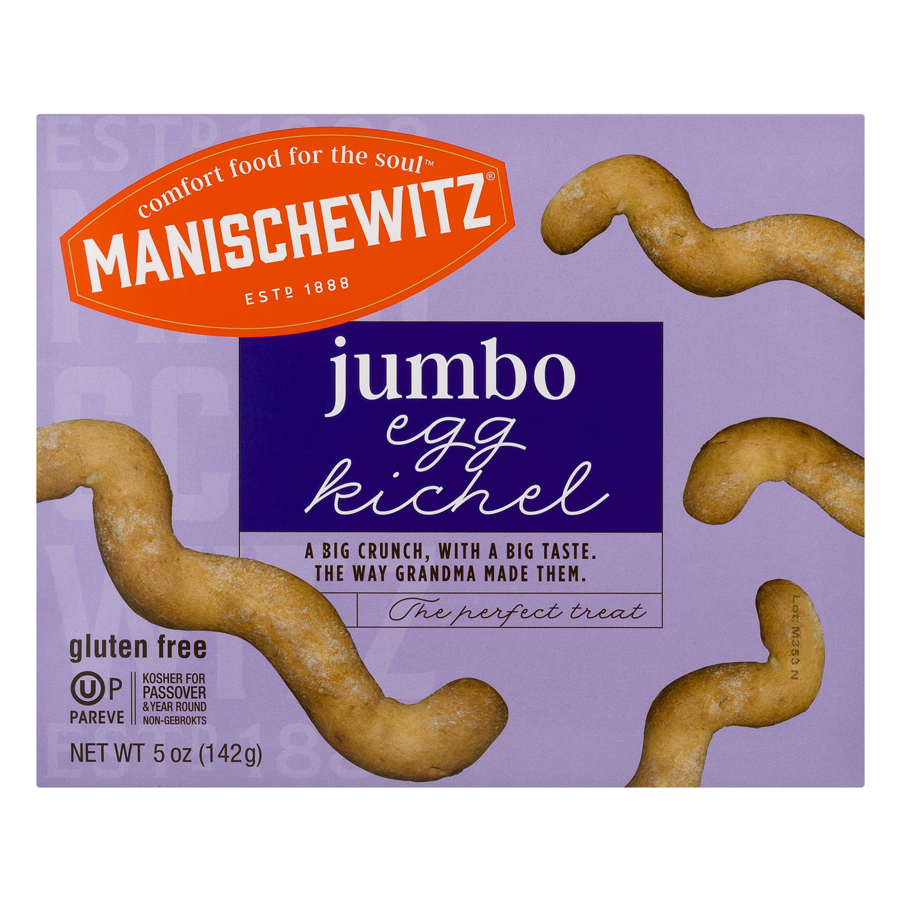 Manischewitz Jumbo Egg Kichel, 5.0 OZ Pack Of 12