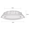 thumbnail image 3 of Estevez luminario LED empotrable SLIM DIM CCT, 7 Watts, 3 temperaturas, regulable, plata, 3 of 7