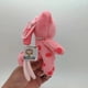 thumbnail image 2 of LLavero de felpa de gato rosa Kawaii de 15cm, colgante para mochila, llavero de animales suaves, hebilla para llave de coche, accesorios para chica y mujer, bolso colgante, 2 of 5