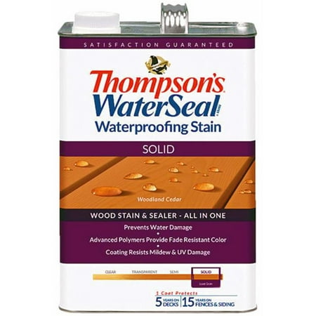 Thompsons WaterSeal Solid Waterproofing Stain WOODLAND CEDAR (Best Stain For Cedar)