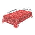 thumbnail image 3 of Christmas Tablecloth Disposable Table Cover, 137x274cm Plastic Snowflake Christmas Tree Reindeer Print Waterproof Oil-Proof Instant Holiday Dining Cute Holiday Party Table, 3 of 6