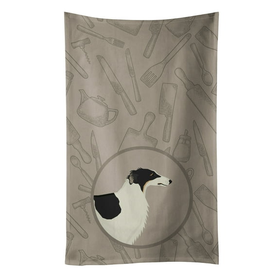 Borzoi In the Kitchen Kitchen Towel