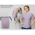 thumbnail image 6 of oneOone Cotton Poplin Twill Light Purple Fabric Block Dress Material Fabric Print Fabric By The Yard 56 Inch Wide, 6 of 6