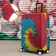 thumbnail image 4 of Colorful Tie Dye Pattern Luggage Cover Fashion Suitcase Cover Baggage Covers Fit 25-28 Inch Luggage (Go Travel), 4 of 5