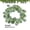 9.8ft, variant on Artificial Eucalyptus Leaves Foliage String Lights 16.4Ft 50 Lights Leaf Lights Warm Greenery Vines Garland and Table Runner Battery Operated Wedding Backdrop Wall Decor