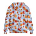 thumbnail image 5 of FOR U DESIGNS Thanksgiving Zip Hoodies for Women Oversized Maple Leaf Hooded Sweatshirt Size S Ladies Hooded Sweatshirts Zipper Front Down-Shoulder Collar Activewear Sportswear, 5 of 7