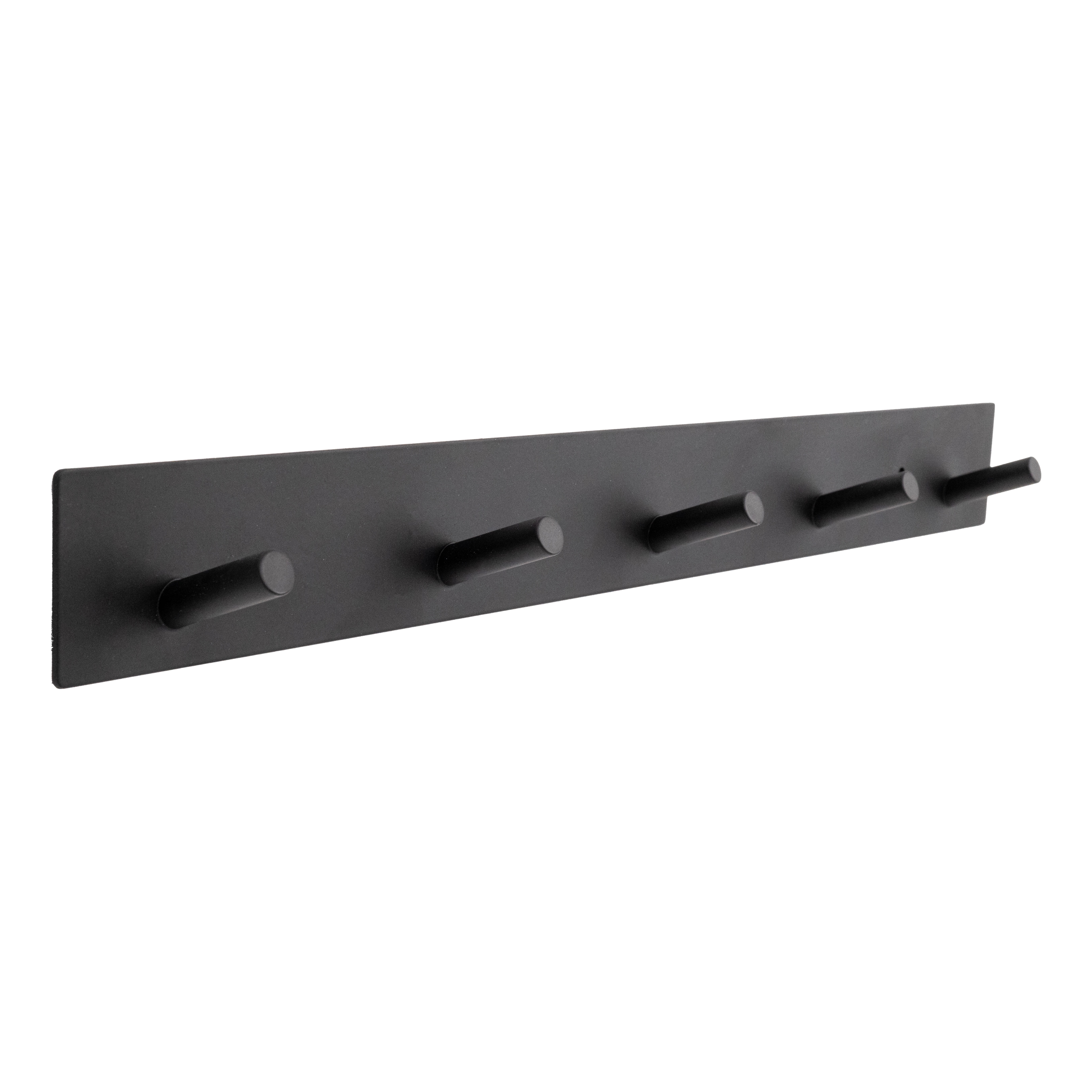 Mainstays 15.5" 5 Hook Black Metal Hookboard