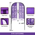 thumbnail image 3 of QSUM Church Themed Swooper Flag,8.2FT Join Us&Sund Ays Advertising Feather Flag with Pole Kit, Ground Spike, Join Us&Sund Ays Signs for Businesses and Storefronts, 3 of 7