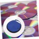 thumbnail image 2 of CD case with 20capacity CD sleeve holder for car, CD storage sleeves, CD case with soft sides and zipper, blue, 2 of 5