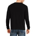 thumbnail image 4 of Aiyino Men's Loose Fit Heavyweight Long Sleeve Pocket Henley T-Shirt, 4 of 6