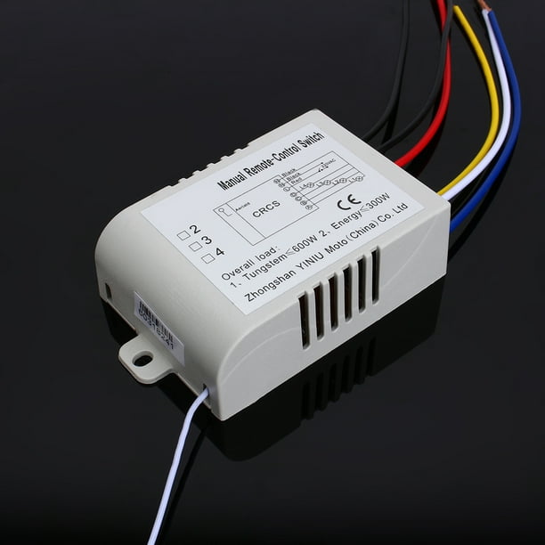 Interrupteur sans fil 12/24V avec émetteur récepteur pour lampe