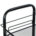 thumbnail image 5 of Fruit Vegetable Storage Basket, 5 Tier Stackable Metal Mesh Storage Basket with Wheels,2 Hanging Boxes, Kitchen Storage Cart,Organizer Bins for Kitchen, Bathroom Black 5-Layers, 5 of 10