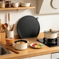 thumbnail image 4 of Rewenti Large Semi Circular Double-Sided Plastic Cutting Board Kitchen Chopping Board for Countertop, 4 of 5