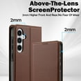 thumbnail image 5 of Flip Wallet Case for Samsung Galaxy A54 5G with Credit Card Slot, PU Leather Slim Phone Case for Women Men with Stand Shockproof Protective Back Cover for Samsung Galaxy A54 5G, Brown, 5 of 6