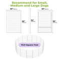 thumbnail image 2 of SunsGrove Dog Playpen with 2 Wider Doors,50 inch 16 Panels Non Slip Play Dog Pen for Free and Safe, Heavy Duty Anti-Rust Pet Pen for Indoor, Courtyard, RV Camping for Large Dogs, White, 2 of 9