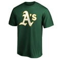 thumbnail image 2 of Men's Fanatics Green Athletics Official Logo T-Shirt, 2 of 3