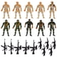 thumbnail image 1 of FELTECHELECTR 10 figuras de soldados, moldes de plástico para juegos de guerra militares, 1 of 6