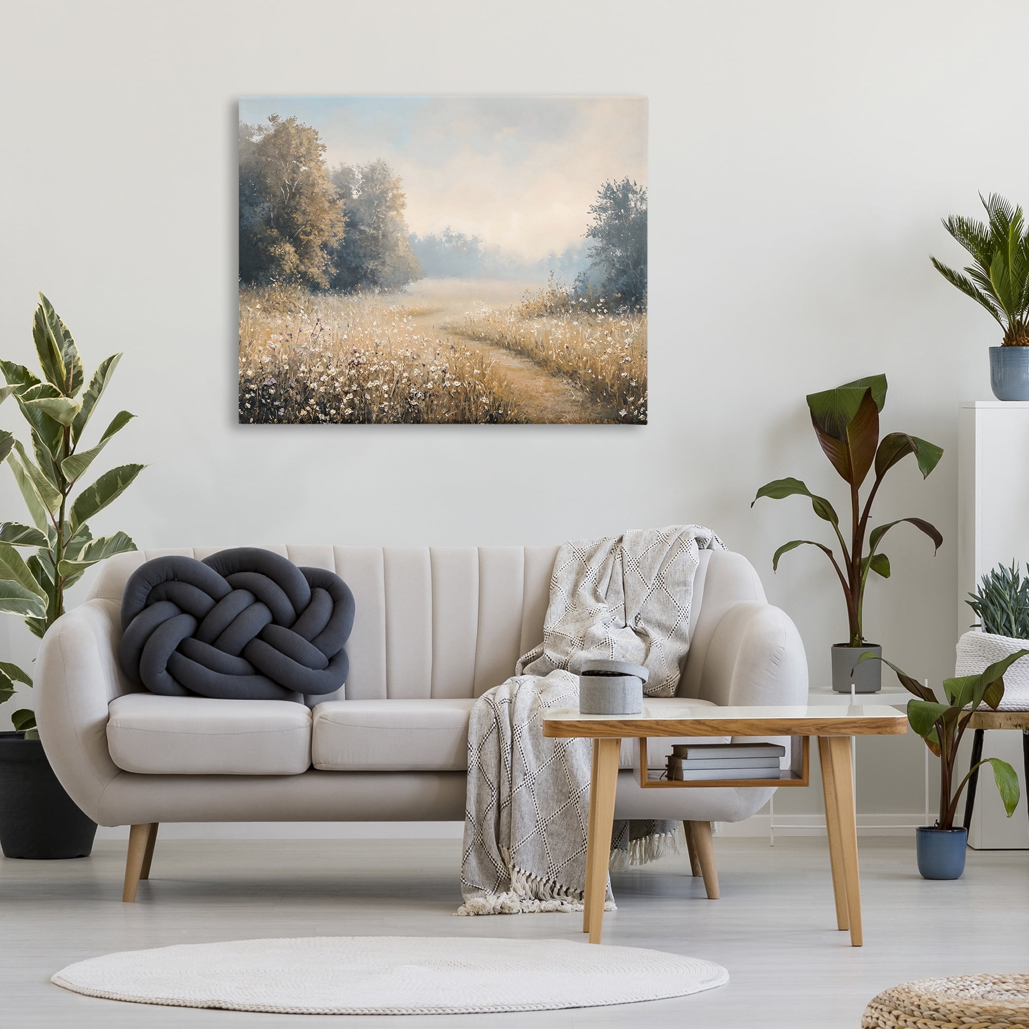 Stupell Industries Wandering Wildflower Path at Dawn Canvas Wall Art, design by Creative Studio