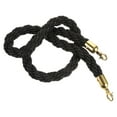 thumbnail image 1 of OULII Control Barrier Rope Stanchion Flax Rope Black 1Pcs for Hotel Managers Security, 1 of 8