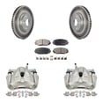thumbnail image 1 of Transit Auto Front Disc Brake Caliper Coated Rotors and Semi-Metallic Pads Kit for Car Toyota Corolla Matrix Pontiac Vibe Scion xD KCG-100573P, 1 of 11