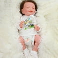 thumbnail image 4 of Fiudx Muñeca Bebé Realista, Cuerpo Suave con Pelo de Mohair, Diseño Lavable, Rasgos Realistas, Juguete de Baño o Decoración Del Hogar, Regalo Perfecto, Tamaño de 40 Cm, Incluye Botella de Agua., 4 of 5