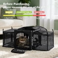 thumbnail image 6 of Cat Carrier Expandable, Stable Pet Carrier with 5mm Thick Steel Wire Frame, Dual-Side 200% Larger Space, Car Travel Carrier with Locking Zippers & Belt, Foldable for Storage, Dark Gray, 6 of 18