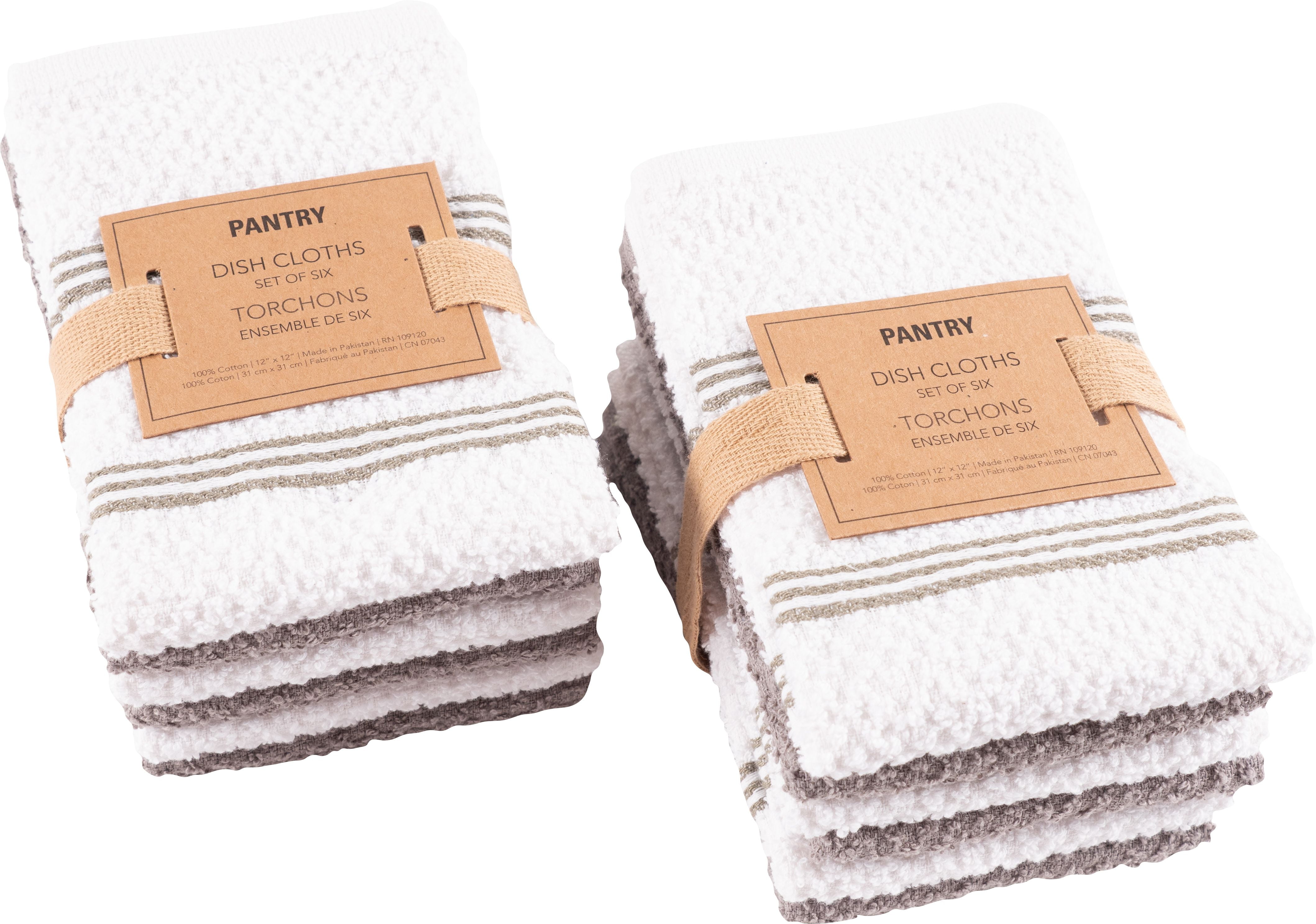 12 x 12 Inch Dish Cloths Kitchen Pack of 8 100/% Cotton Perfect Cleaning Cloth for Washing Dishes Counter and Car DecorRack 8 Pack Kitchen Dish Towels Coffee Color Bar
