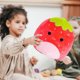 thumbnail image 3 of Plush Toys 11" - Ultrasoft Stuffed Fruit Or Animal Plush Toy, Soft Plush Doll Hugging Plush Pillow(strawberry), 3 of 5