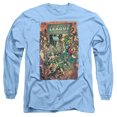 thumbnail image 1 of JLA Justice League No 212 Vintage Long Sleeve Adult 18/1 T-Shirt  Carolina Blue, 1 of 1