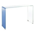 thumbnail image 3 of SAFAVIEH Crysta Glam Ombre Glass Console Table, Blue, 3 of 12