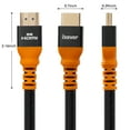 thumbnail image 3 of HDMI Cable 10ft 48Gbps, 8K Certified HDMI 2.1 Cable 3D 8K@60 4K@120/144Hz Braided HDMI Cable Cord Support eARC HDR10 HDCP 2.2&2.3, 3 of 6
