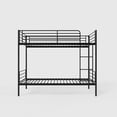 thumbnail image 6 of Jopath Twin over Twin Bunk Bed,Heavy Duty Metal Bed Frame with Ladder and Full-Length Guardrail,Noise Free, Easy Assemble,Able to Split 2 Bed,Black, 6 of 7