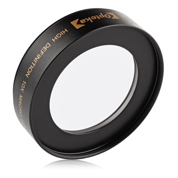 Opteka Achromatic 10x Diopter Close-Up Macro Lens for Canon EOS-M, M200, M100, M50, M10, M6, M5, M3, M2 Compact Digital Mirrorless Cameras (Fits 43mm, 49mm and 52mm Threaded Lenses)