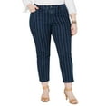 thumbnail image 2 of Style & Co. Jeans Coupe Ajustée à Rayures pour Femmes, Bleu, Grande Taille, 14W, 2 of 11