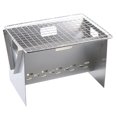thumbnail image 1 of Estufa al aire libre Irfora Estufa de camping Estufa de mochilero de acero inoxidable Mini quemador de madera plegable con bolsa de almacenamiento para cocinar al aire libre Camping Picnic BBQ Irfora Estufa al aire libre, 1 of 7