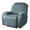 Blue, variant on 4 Pieces Stretch Velvet Recliner Covers, Thicker Soft Plush Recliner Chair Slipcover with Side Pockets, Luxury Dog Cat Pets Proof Reclining Protector (Recliner, White)