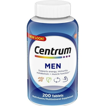 Centrum Men Multivitamin/Multimineral Supplement Tablets - 200 ct