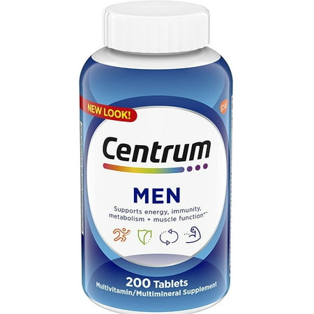UPC 305734757702 product image for Centrum Men Multivitamin/Multimineral Supplement Tablets - 200 ct | upcitemdb.com