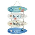 thumbnail image 1 of Hangs Wall Summer Ocean Style Colorful Sunshine Patterns Wood Material Decorative Hanging Piece Living Room Bedroom Outdoor Spaces, 1 of 7