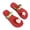 Red, variant on Women’s 2026 Summer Massage Flip Flops – Non‑Slip Flat Thong Sandals with Cushioned Footbed, Breathable Beach Slides for Outdoor Daily Wear Brown 36