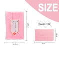 thumbnail image 2 of Nail Cotton Pads,for Nail Alcohol Polish Removal,Nail Wipes,Gel Nail Polish Remover tools Lint Free Nail Wipes Cotton Pads Nail Remover Pads-Pink, 2 of 5
