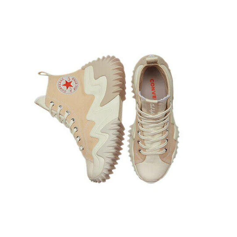 Converse Run Star Motion High 171547C Unisex Light Twine Running Shoes C226  (Men's 4.5 / Women's 6)