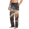 thumbnail image 4 of JSTEL Football in Galaxy Men's Sleepwear Mens Pajama Pants Bottoms with Pockets, XXL, 4 of 6
