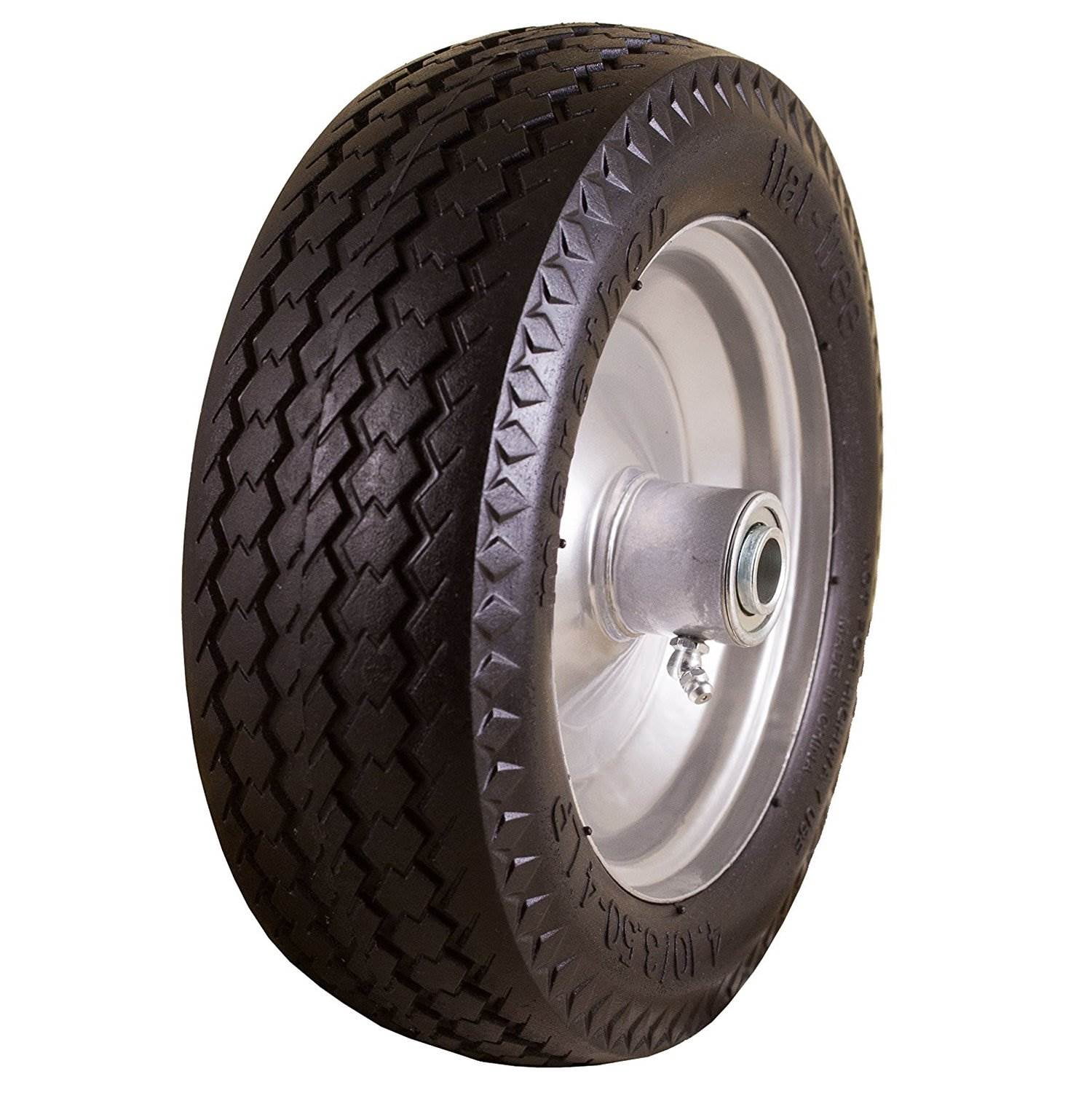 Marathon Tire MRTN-00010 4.10/3.50-4, 2.25" Flat Free Sawtooth Replacement Tire