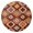 Boho, variant on Tablecloth Vintage Traditional Mandala Pattern Waterproof Elastic Round Cover with Back for Relaxation