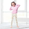 thumbnail image 5 of joogoo Girls' Leggings Cartoon Ice Cream Yoga Pants 5T, 5 of 8