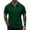 Dark Green, variant on Men's Casual Short Sleeve 1/4 Zip Up Polo Shirts Turn Down Collar Lightweight Breathable Pocket Design Tops For All Seasons,Yellow,S